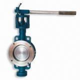 Supply wafer type butterfly valve