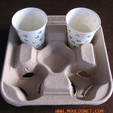 supply pulp molded cup carrier