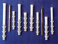 The plastic material swell screw