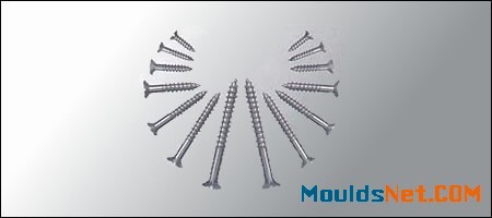 Galvanized iron nails for wooden fastening